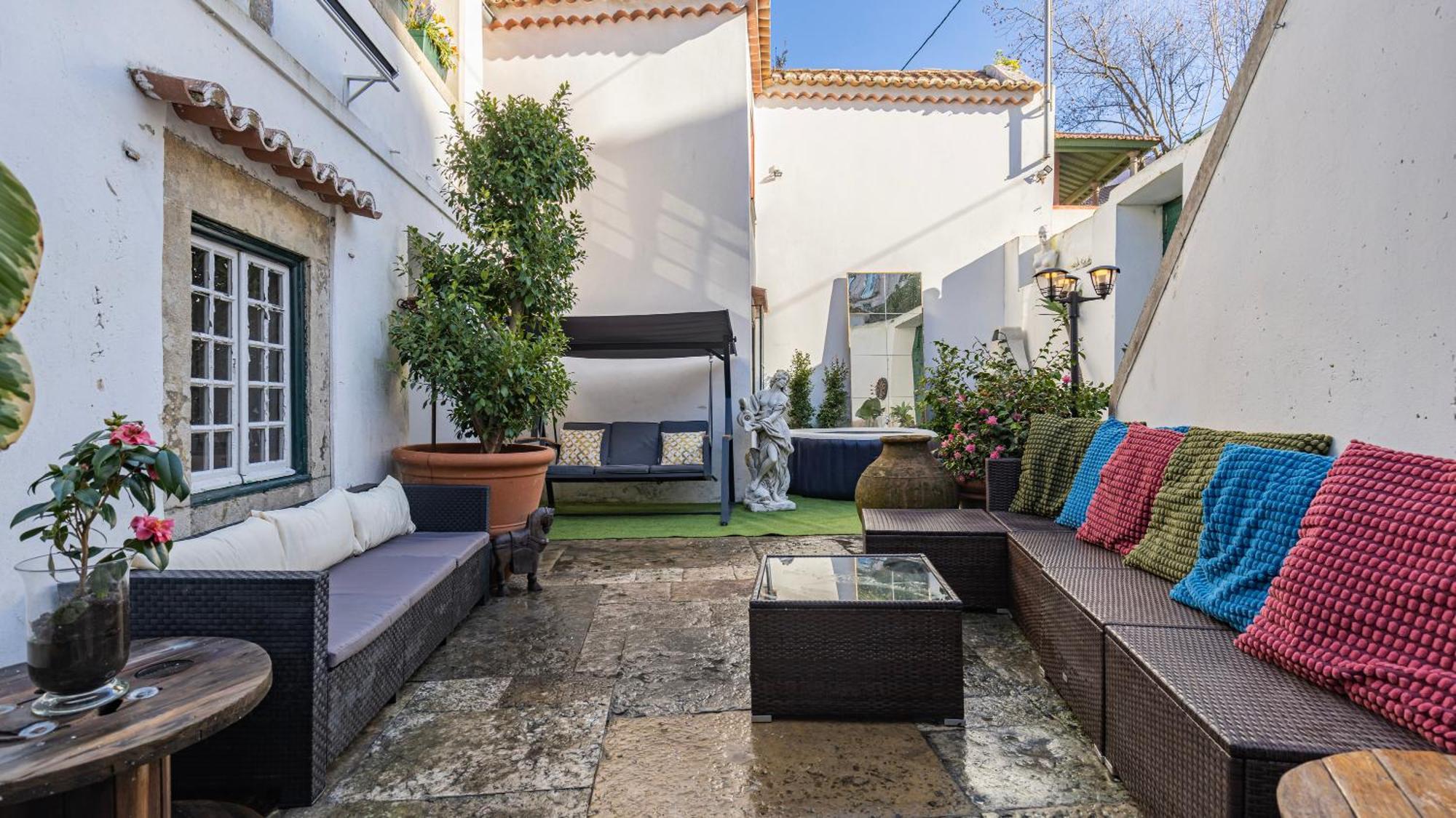 Sintra Wow - Unique Double Smart Room In 17Th Century Palace! Hot Tub, Snooker, Bbq, Ps5, Sauna, Gym Exteriér fotografie
